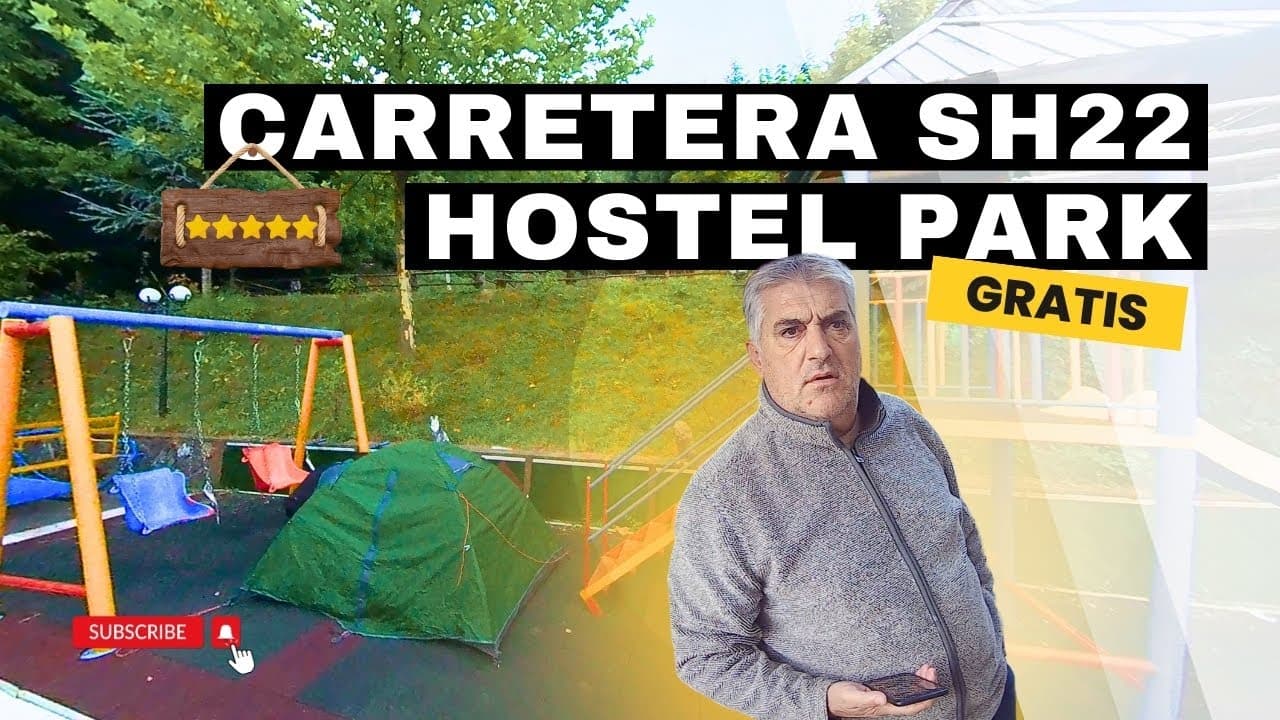 Free Live Free Ride DUERMO ENTRE TOBOGANES EN EL PARQUE INFANTIL UN HOTEL | SH22 ALBANIA | VUELTA AL MIUNDO EN MOTO