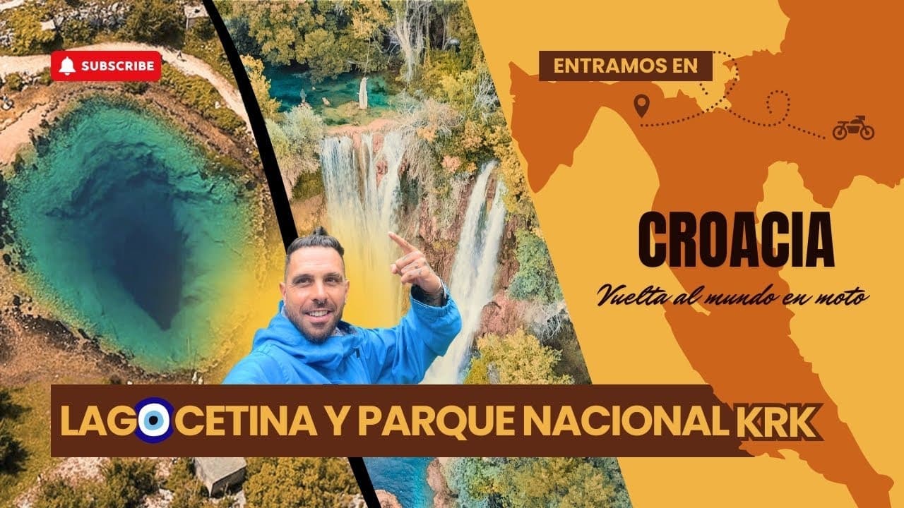 Free Live Free Ride CROACIA, LAGO CETINA Y ATARDECER DE PELICULA | VUELTA AL MUNDO EN MOTO