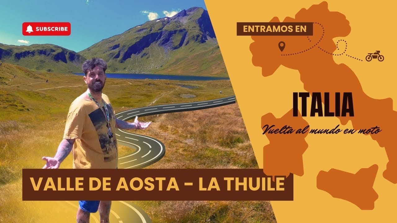 Free Live Free Ride LLEGO A 'LA THUILE', VALLE DE AOSTA | LOS ALPES EN MOTO | VUELTA AL MUNDO EN MOTO